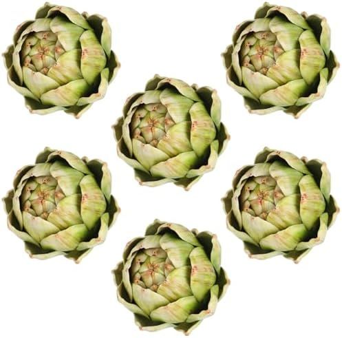 Green Artificial Artichokes